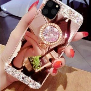 IPhone Crystal Diamond Mirror Soft Case